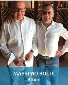 Abbiamo guidato anche per Massimo Boldi