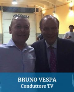 Abbiamo guidato anche per Bruno Vespa conduttore